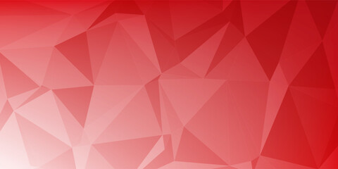 Red, White Background With Triangle Pattern, Vector, Illustration