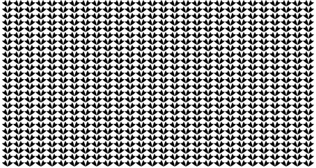 Dense pattern of small, repeating, black, teardrop-shaped elements on white background.