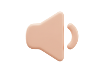 3D illustration of a volume  isolated on transparent background