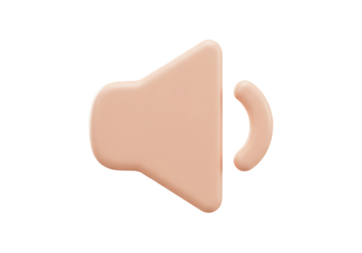 3D illustration of a volume  isolated on transparent background