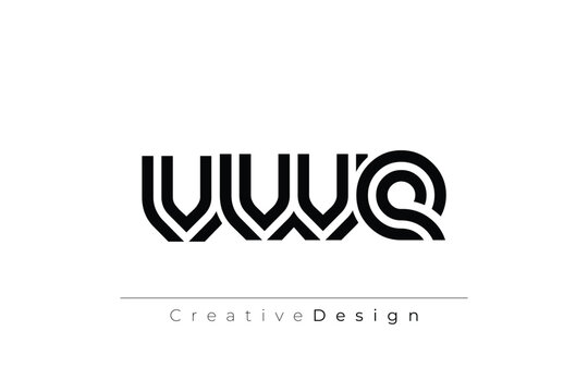 VWE Creative Unique Modern Letter Logo Design. Elegant Monogram Logo Design with Decorative Elements and Typography
