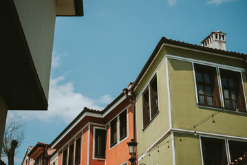 colorful houses in the old town