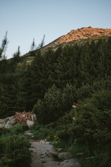 river in the mountains