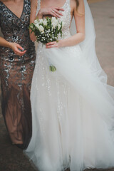 bride in wedding dress