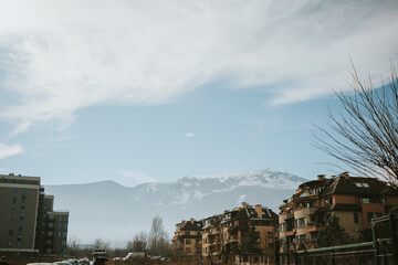 clouds over the city