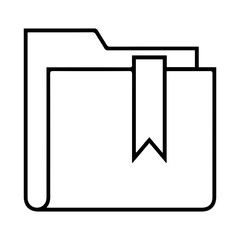 File and Bookmark Icon
