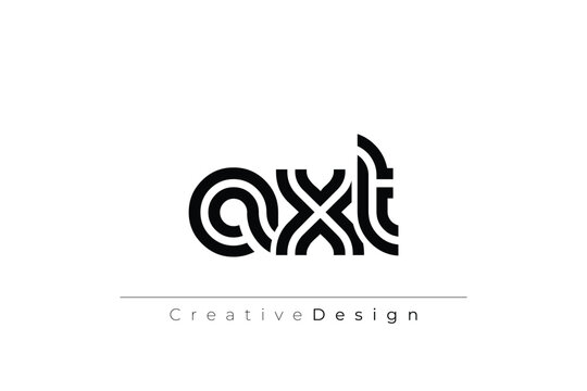 AXT Creative Unique Modern Letter Logo Design