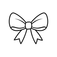 Red Ribbon Bow Tied Curled Ends Transparent Background