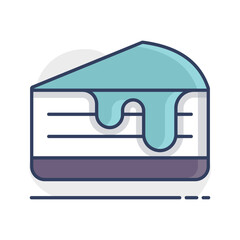 Delicious Layered Honey Cake Slice