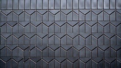 Modern Dark Slate Texture with Geometric Tile Pattern for Contemporary Backgrounds