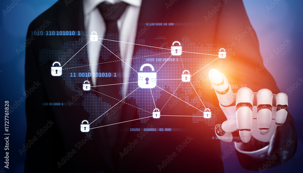 Poster ai strengthens cybersecurity with smart threat detection, virtual firewalls, and automated systems t
