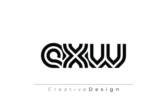 EXW Creative Unique Modern Letter Logo Design