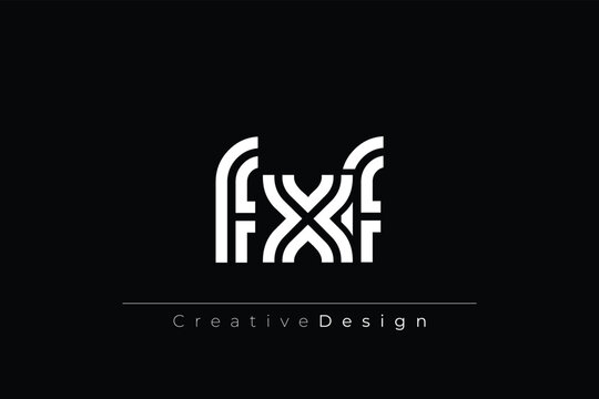 FXF Creative Unique Modern Letter Logo Design