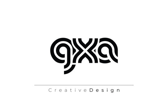 GXA Creative Unique Modern Letter Logo Design