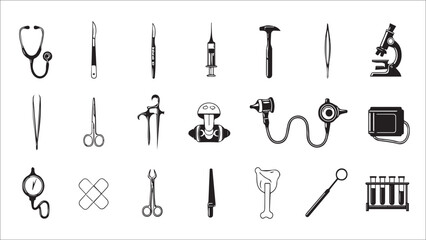 Fototapeta premium set of medical instruments