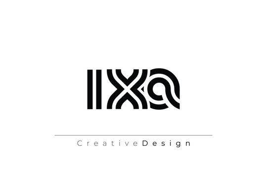 IXA Creative Unique Modern Letter Logo Design