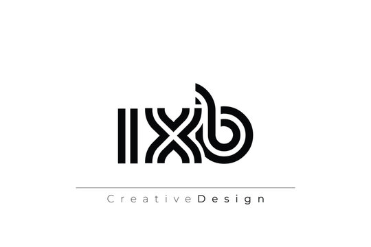 IXB Creative Unique Modern Letter Logo Design