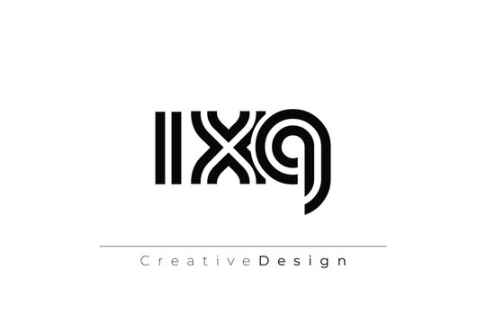 IXQ Creative Unique Modern Letter Logo Design