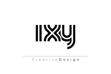IXY Creative Unique Modern Letter Logo Design