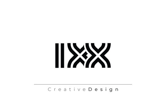 IXX Creative Unique Modern Letter Logo Design