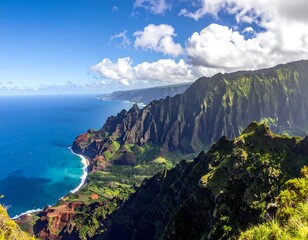 Stunning coastal cliffs and lush valleys