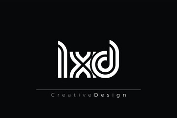 LXD Creative Unique Modern Letter Logo Design