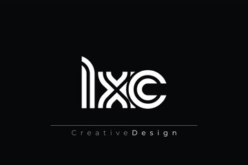 Fototapeta premium LXC Creative Unique Modern Letter Logo Design