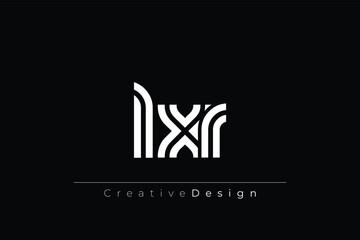 LXR Creative Unique Modern Letter Logo Design