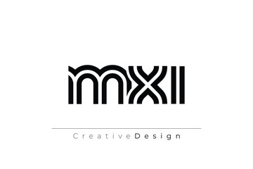 MXI Creative Unique Modern Letter Logo Design