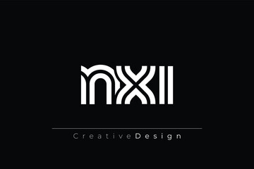 NXI Creative Unique Modern Letter Logo Design