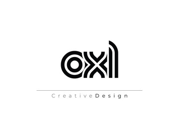 OXL Creative Unique Modern Letter Logo Design