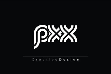 PXX Creative Unique Modern Letter Logo Design
