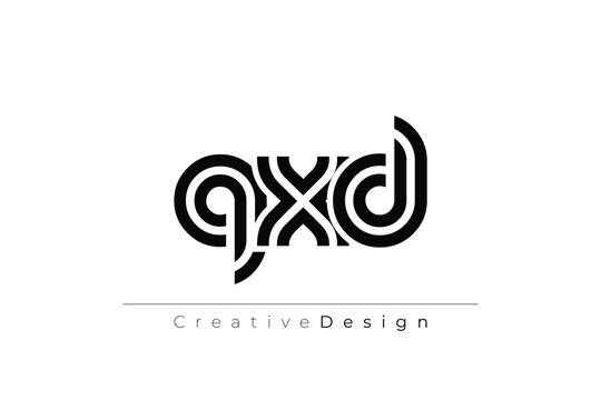QXD Creative Unique Modern Letter Logo Design
