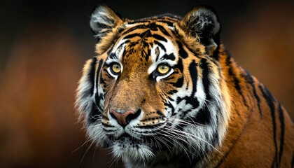 Fototapeta premium Close-up portrait of a tiger