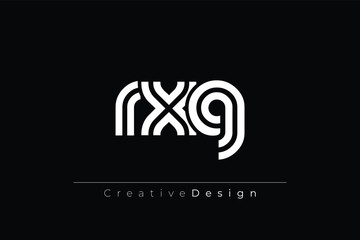 RXG Creative Unique Modern Letter Logo Design