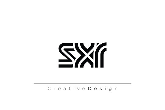 SXR Creative Unique Modern Letter Logo Design