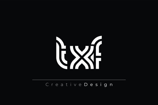 TXF Creative Unique Modern Letter Logo Design
