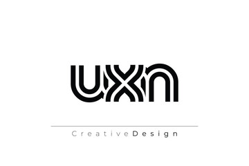 UXN Creative Unique Modern Letter Logo Design