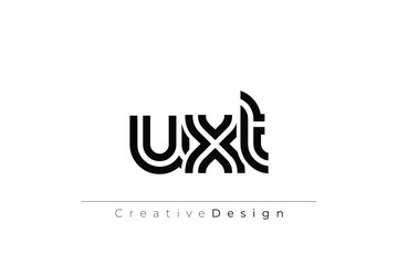 UXT Creative Unique Modern Letter Logo Design