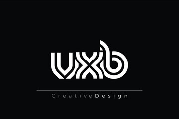 VXB Creative Unique Modern Letter Logo Design