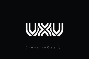 VXV Creative Unique Modern Letter Logo Design