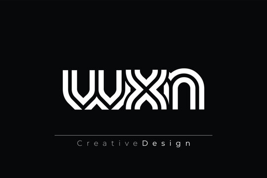 WXN Creative Unique Modern Letter Logo Design