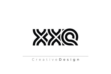 XXE Creative Unique Modern Letter Logo Design