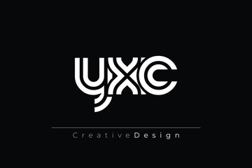 YXC Creative Unique Modern Letter Logo Design