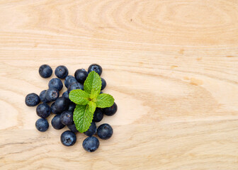 Bue berry on white background 