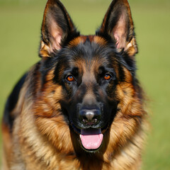 german shepherd portrait