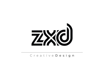 ZXD Creative Unique Modern Letter Logo Design