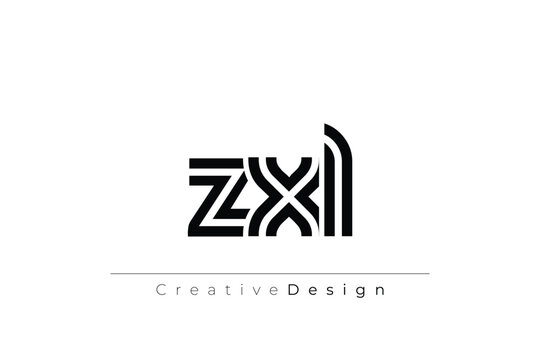 ZXL Creative Unique Modern Letter Logo Design