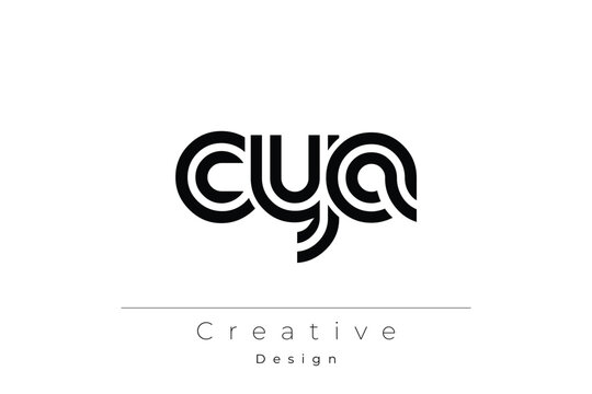 CYA Creative Unique Modern Letter Logo Design