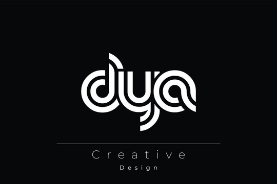 DYA Creative Unique Modern Letter Logo Design